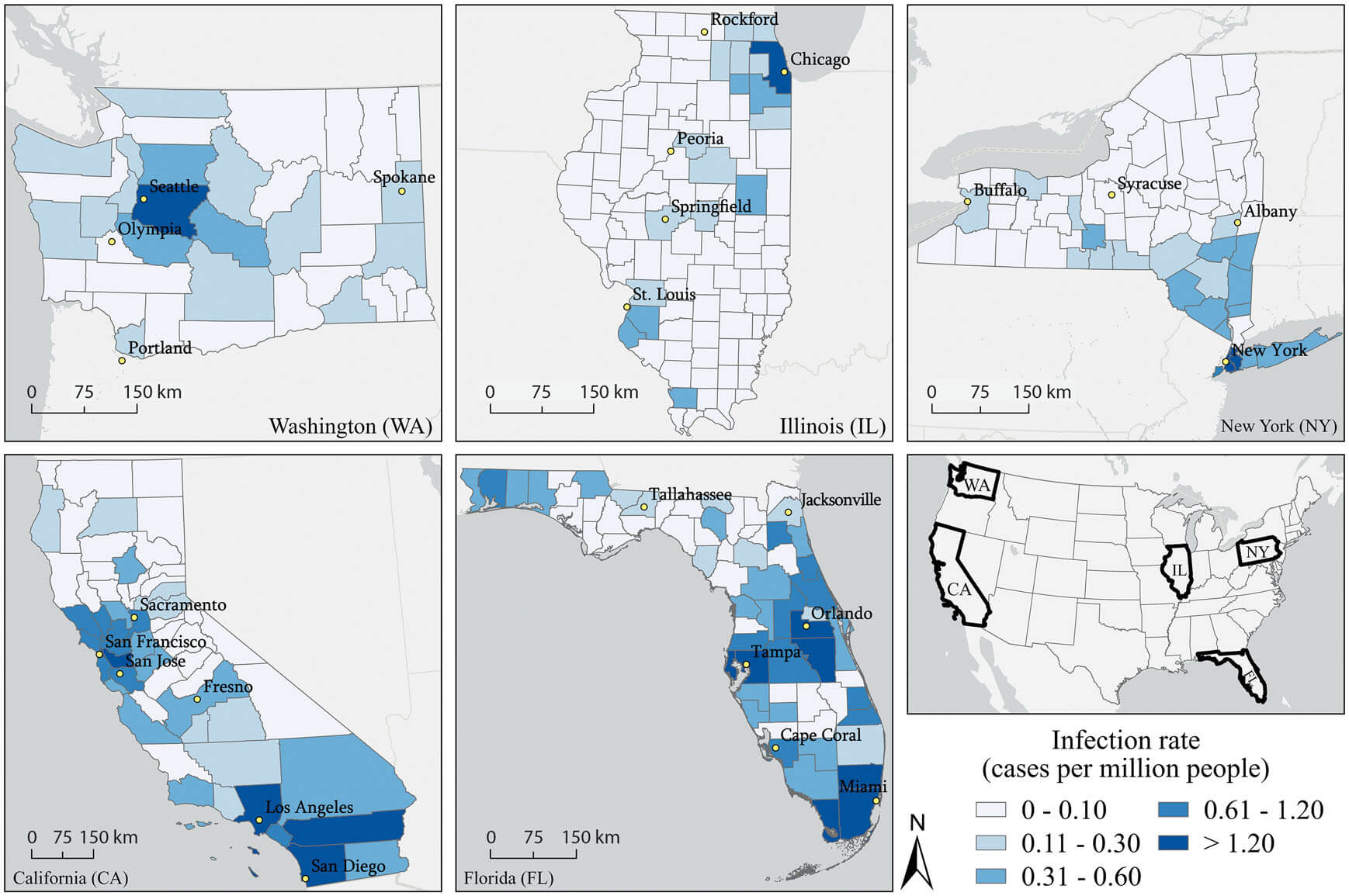 Monkeypox Outbreak Spatial Pattern